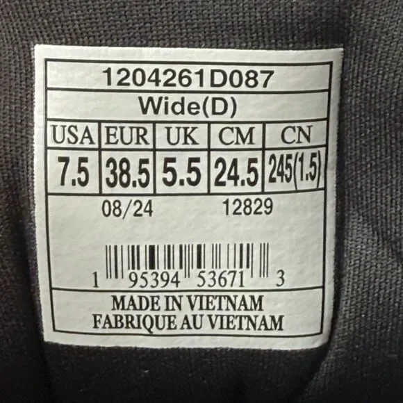 Brooks Adrenaline GTS 24 Women's Size 7.5 D Wide Black Running Shoes Sneakers - Picture 8 of 9